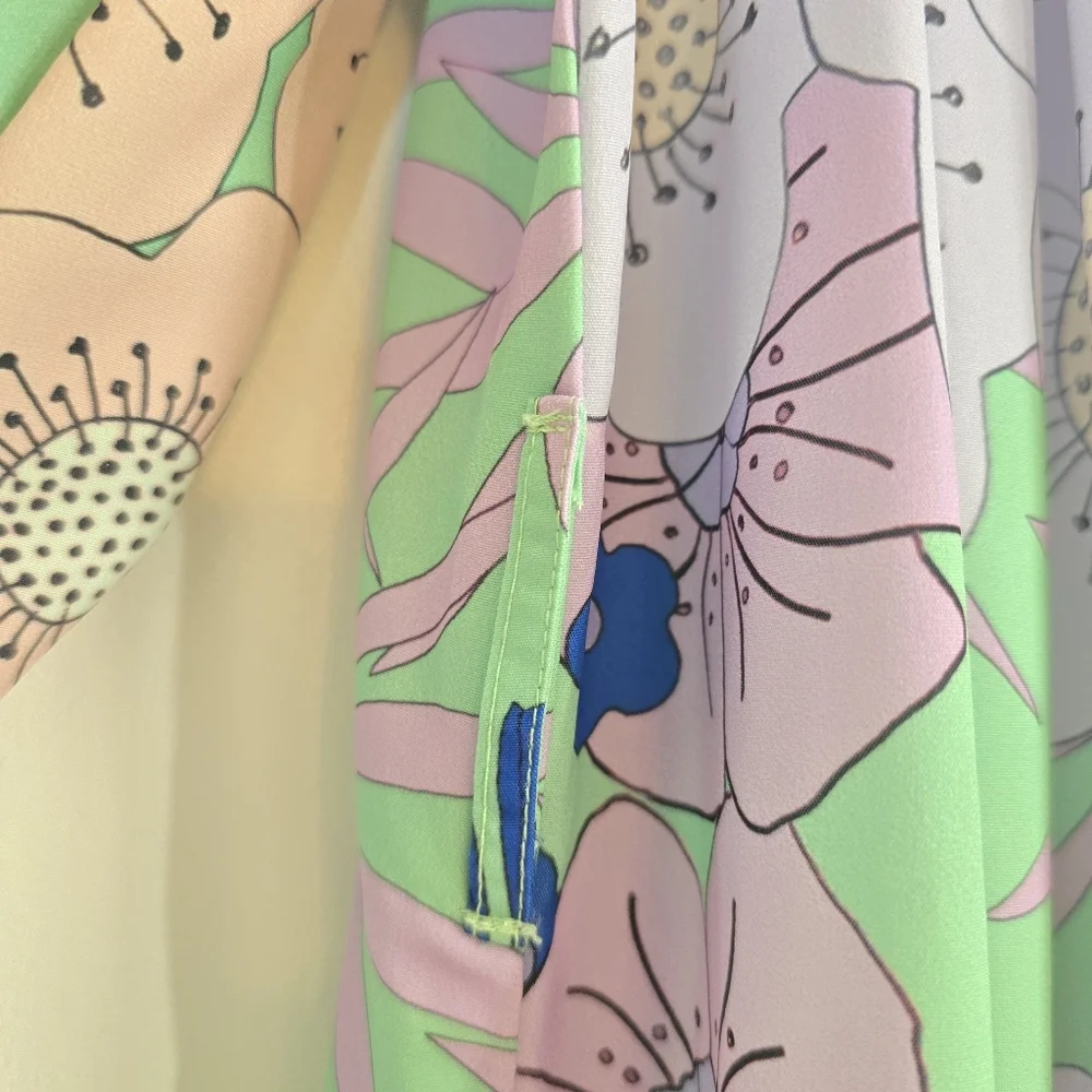 Anthropolgie Oopscool Off The Shoulder Printed Dress XS - Picture 9 of 9